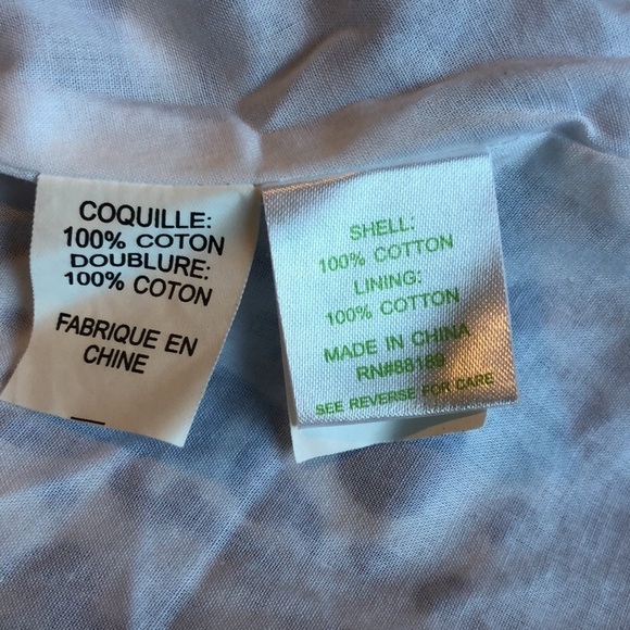 Lily Pulitzer Ferris Dress Strapless White Grid Eyelet Blue Mini Size 4 - Picture 12 of 13